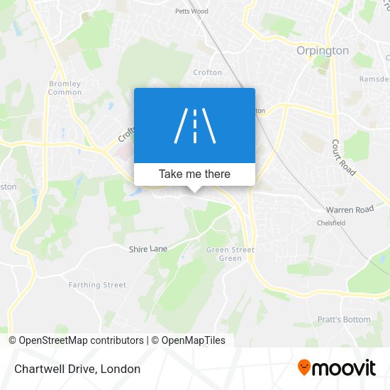 Chartwell Drive map