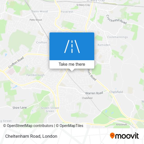 Cheltenham Road map