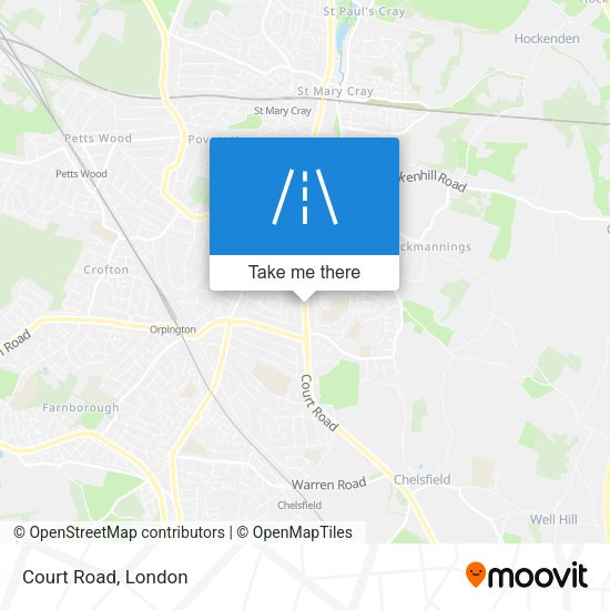 Court Road map