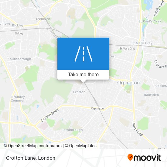 Crofton Lane map