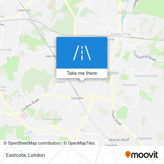 Eastcote map