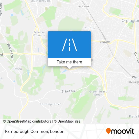 Farnborough Common map