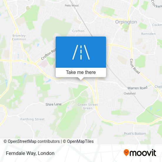 Ferndale Way map