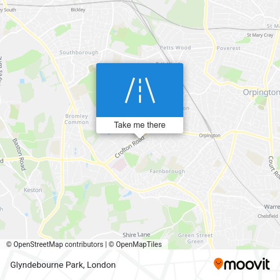 Glyndebourne Park map