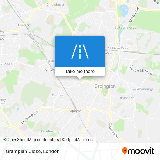 Grampian Close map
