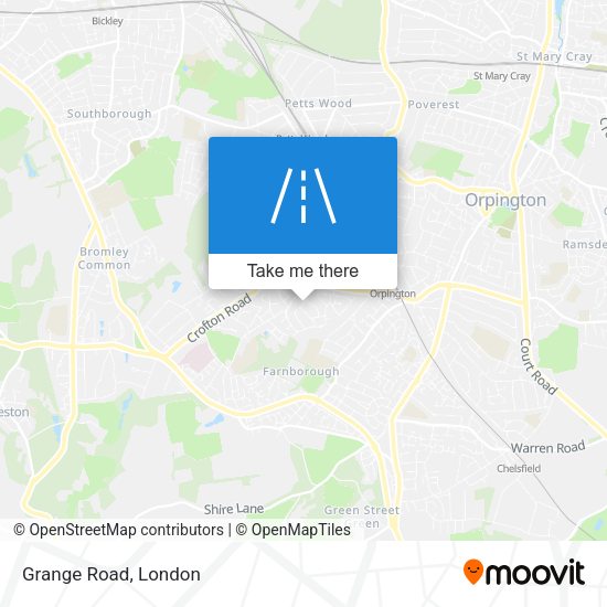 Grange Road map