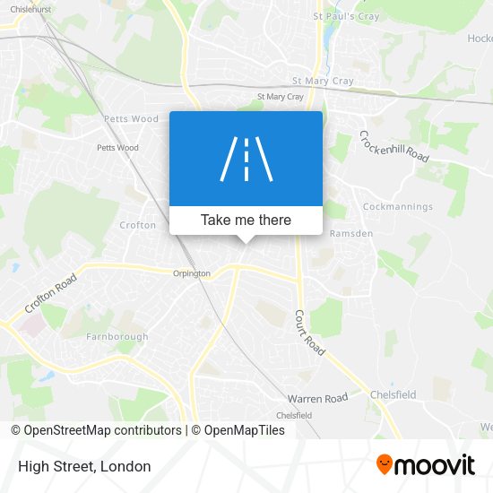 High Street map