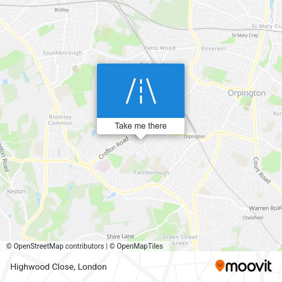 Highwood Close map