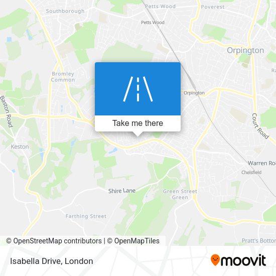 Isabella Drive map