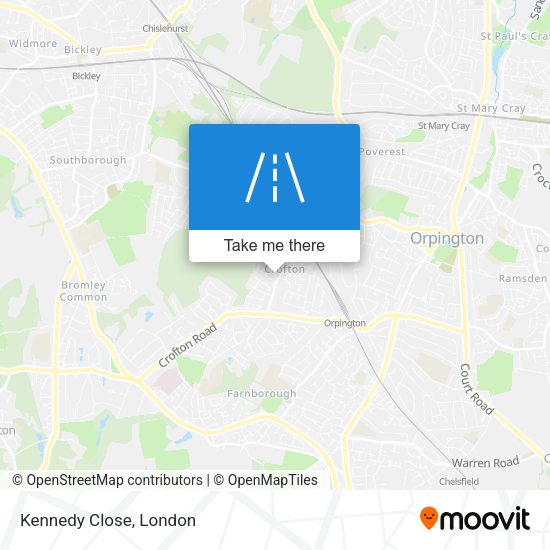 Kennedy Close map