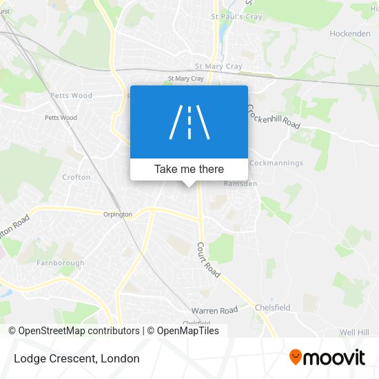 Lodge Crescent map
