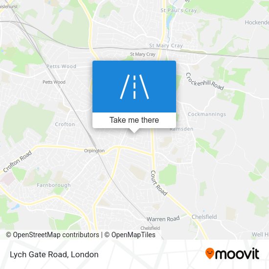 Lych Gate Road map
