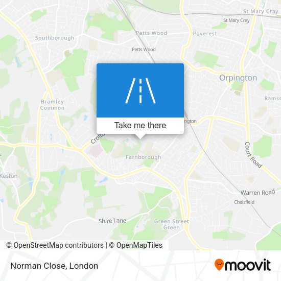 Norman Close map