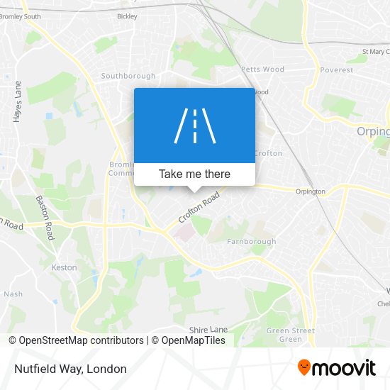 Nutfield Way map