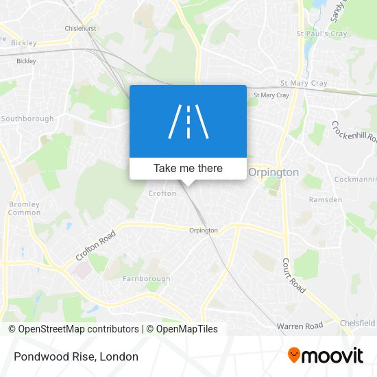 Pondwood Rise map