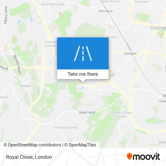 Royal Close map