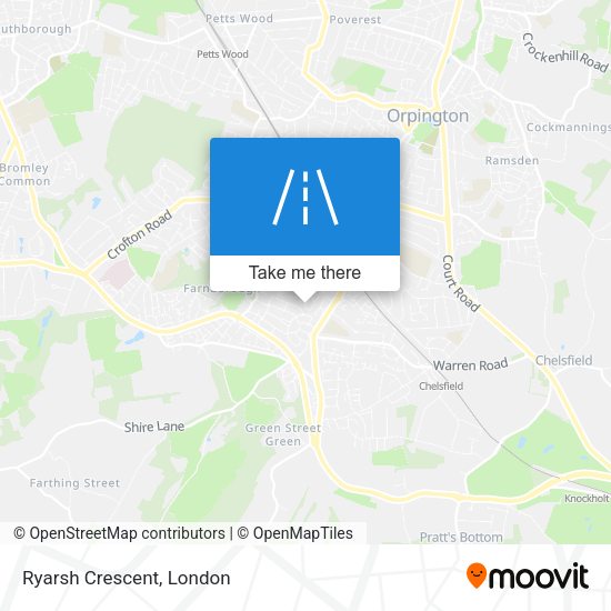 Ryarsh Crescent map