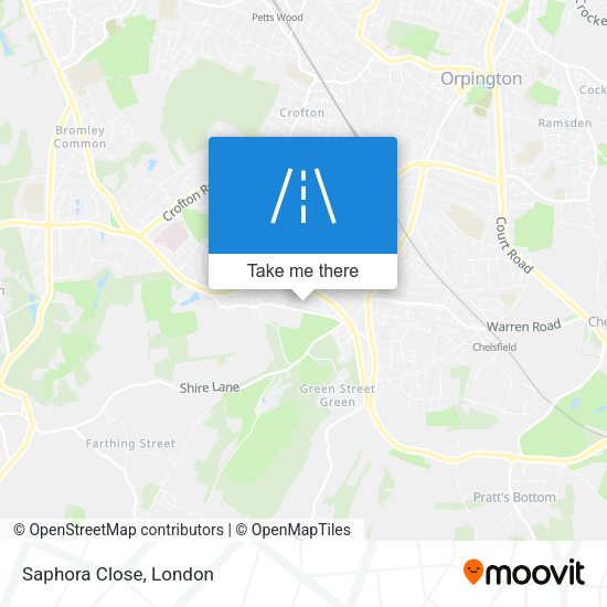Saphora Close map