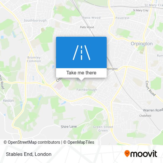 Stables End map
