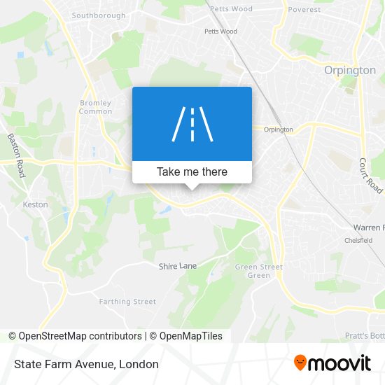 State Farm Avenue map
