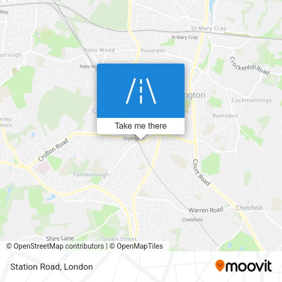 Station Road map