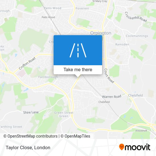 Taylor Close map