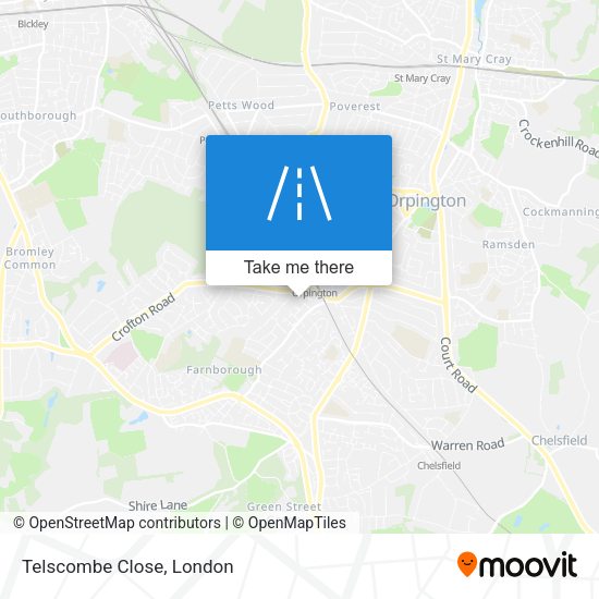 Telscombe Close map