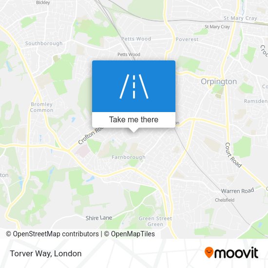 Torver Way map