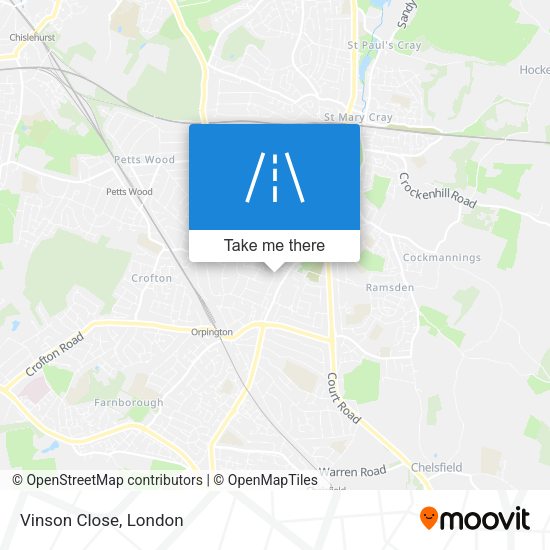 Vinson Close map