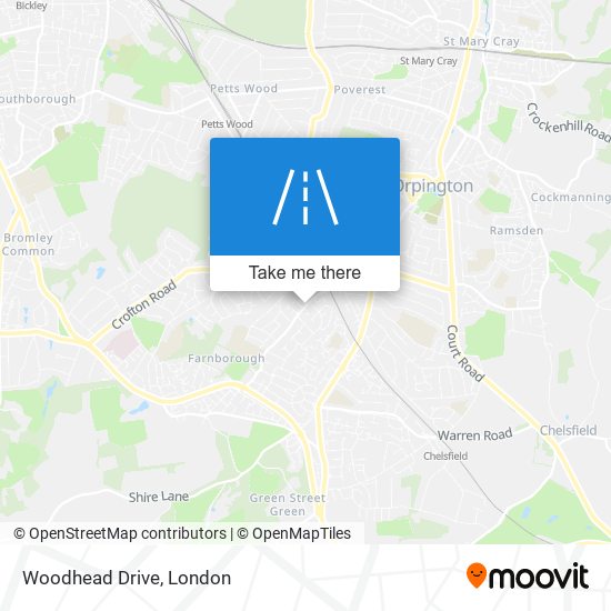 Woodhead Drive map