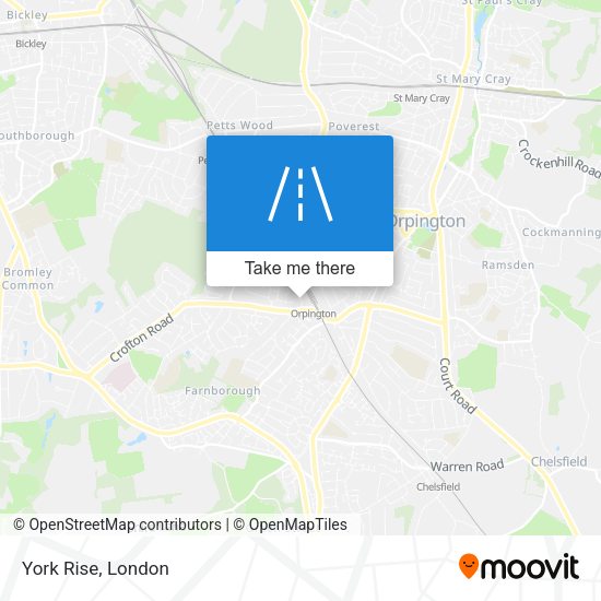 York Rise map