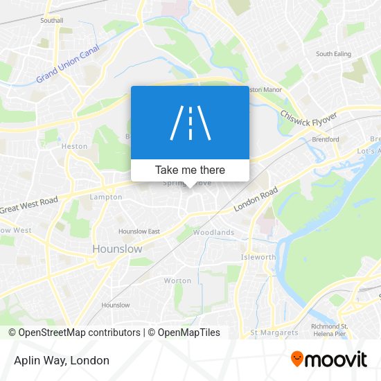 Aplin Way map