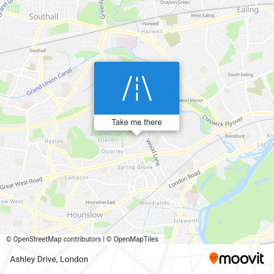 Ashley Drive map