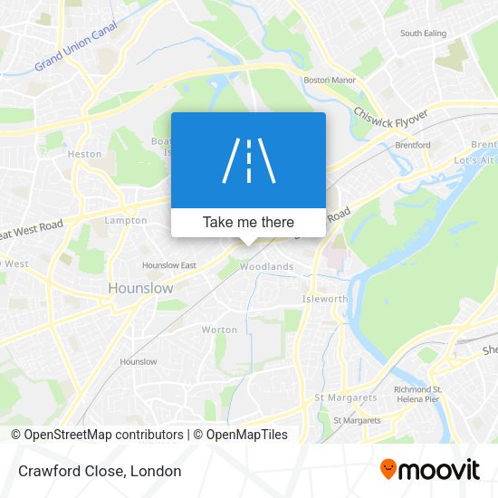 Crawford Close map