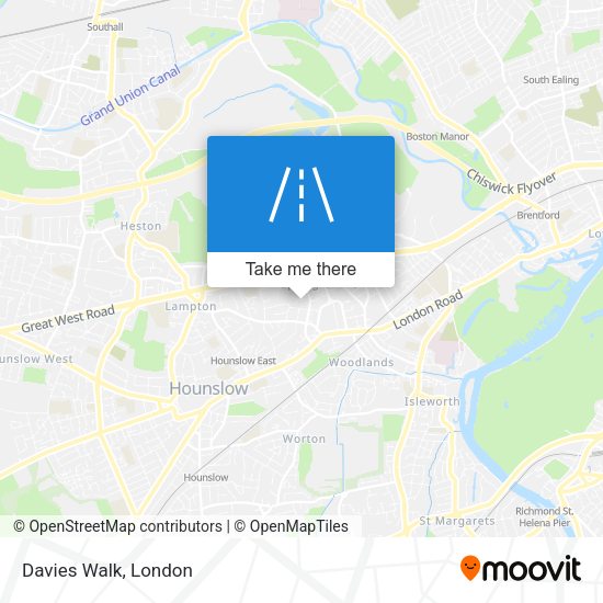 Davies Walk map