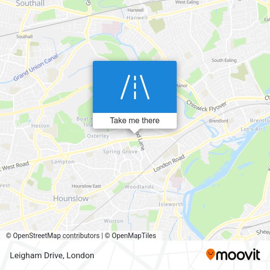 Leigham Drive map