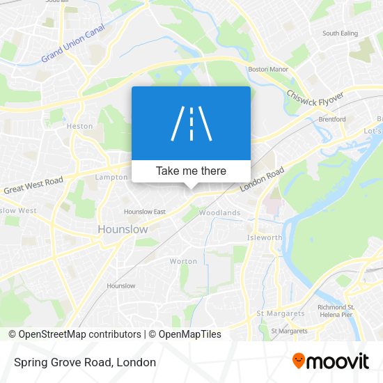 Spring Grove Road map