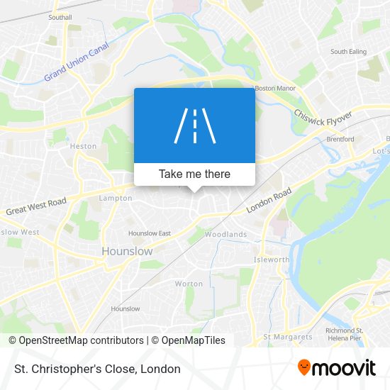 St. Christopher's Close map