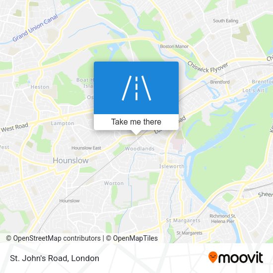 St. John's Road map