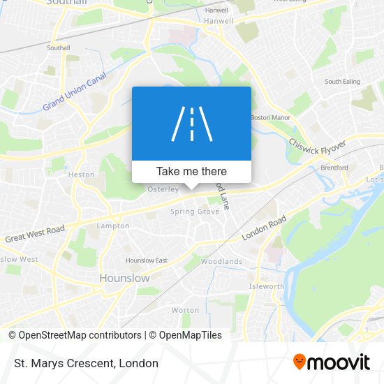 St. Marys Crescent map