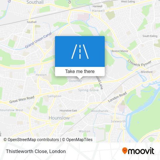 Thistleworth Close map