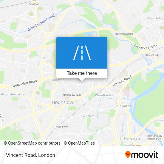 Vincent Road map