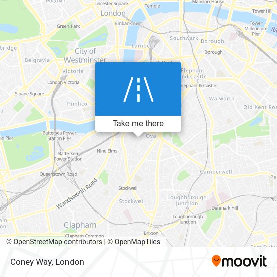 Coney Way map
