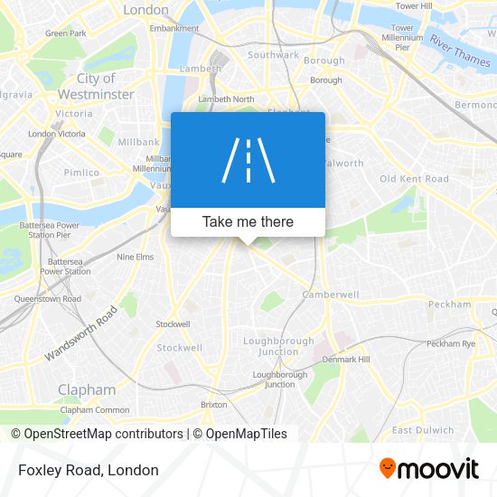 Foxley Road map