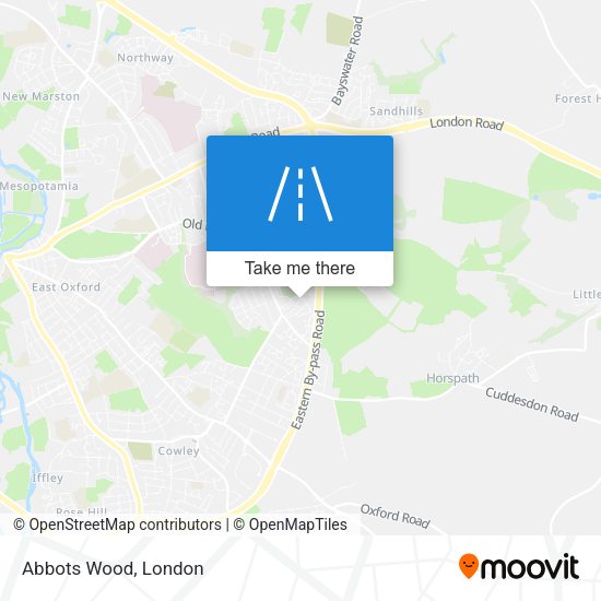 Abbots Wood map