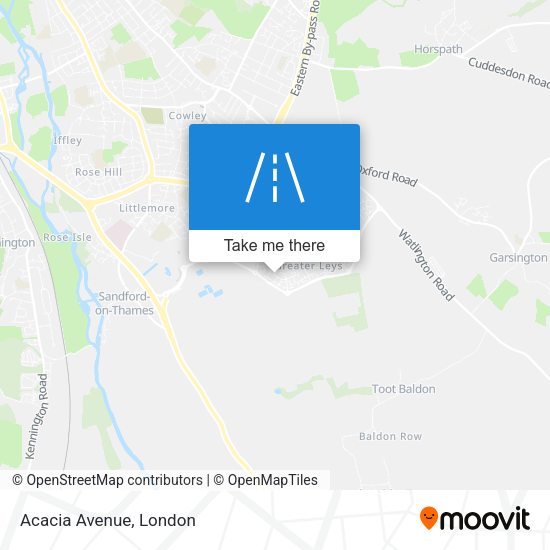 Acacia Avenue map