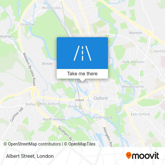 Albert Street map