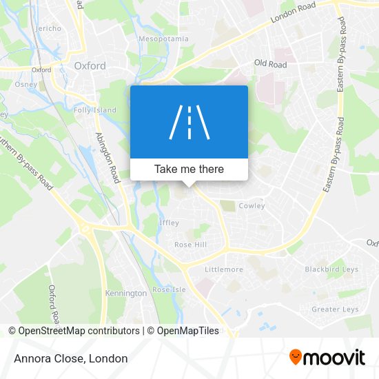 Annora Close map