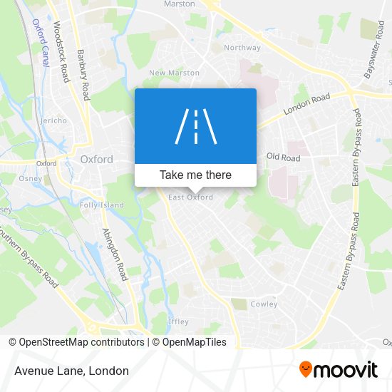 Avenue Lane map