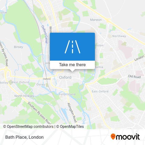 Bath Place map